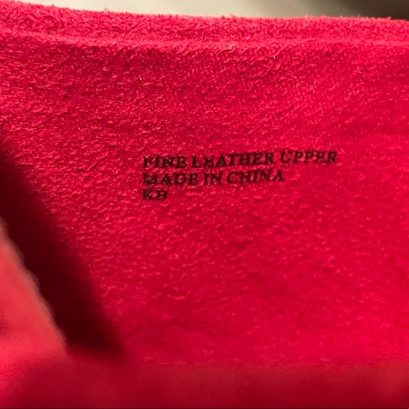 Charles David Red Suede Sicilian Women’s Slides Flats Size 7M - Picture 12 of 13